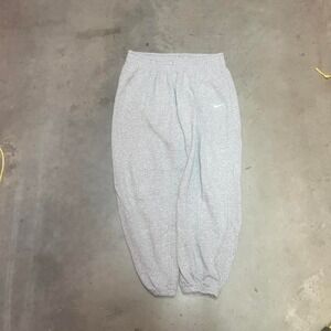 Nike grey mens pleated baggy sweatpants skater loose fit L